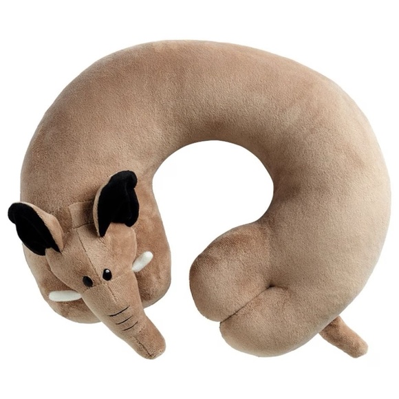 Cozy Safari Stuffed Elephant Neck Pillow Ages 5+ - Picture 2 of 6